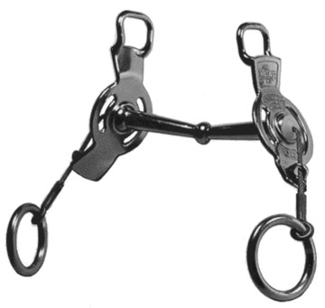 The Wellep lever cheek single jointed
snaffle